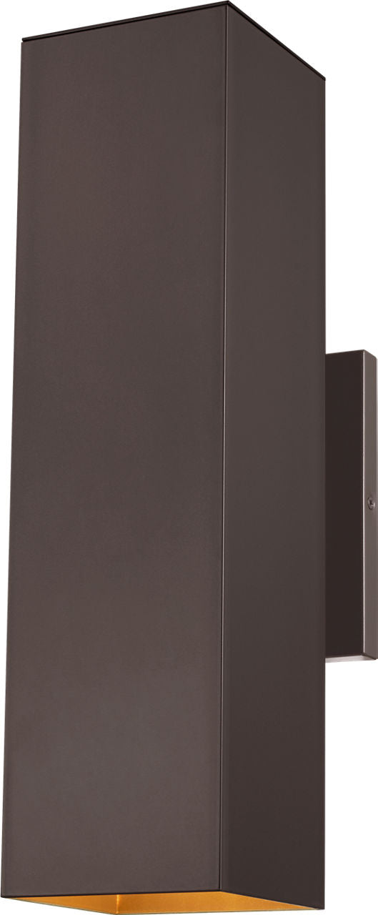 Pohl Large Two Light Wall Lantern Bronze