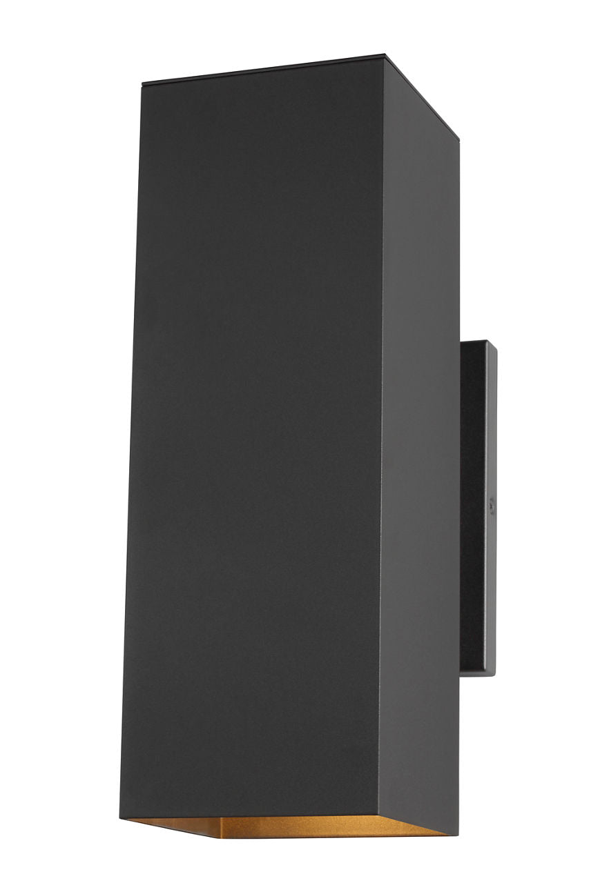 Pohl Medium Two Light Wall Lantern Black