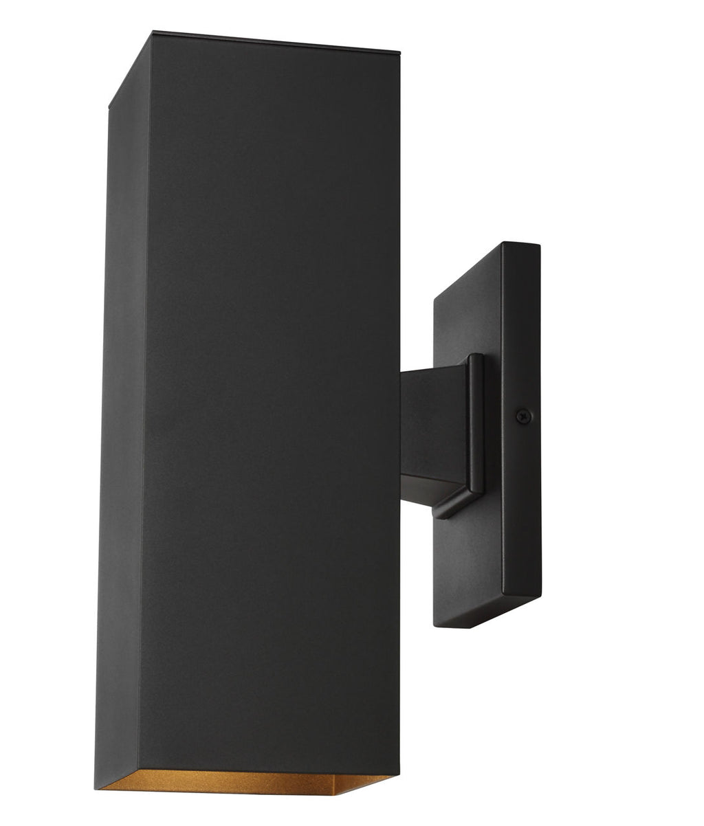 Pohl Medium Two Light Wall Lantern Black Bulbs Included