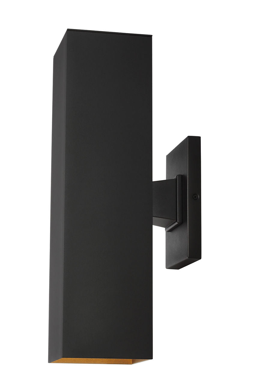 Pohl Large Two Light Wall Lantern Black