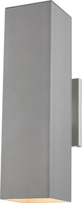 Pohl Large Two Light Wall Lantern Painted Brushed Nickel