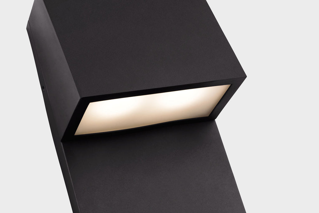 Rocha Extra Large LED Outdoor Wall Lantern Black Bulbs Included