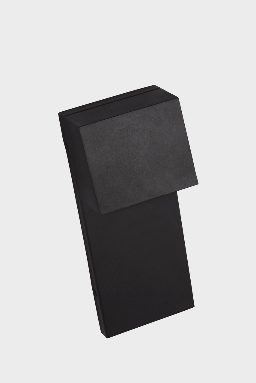 Rocha Small LED Outdoor Wall Lantern Black Bulbs Included