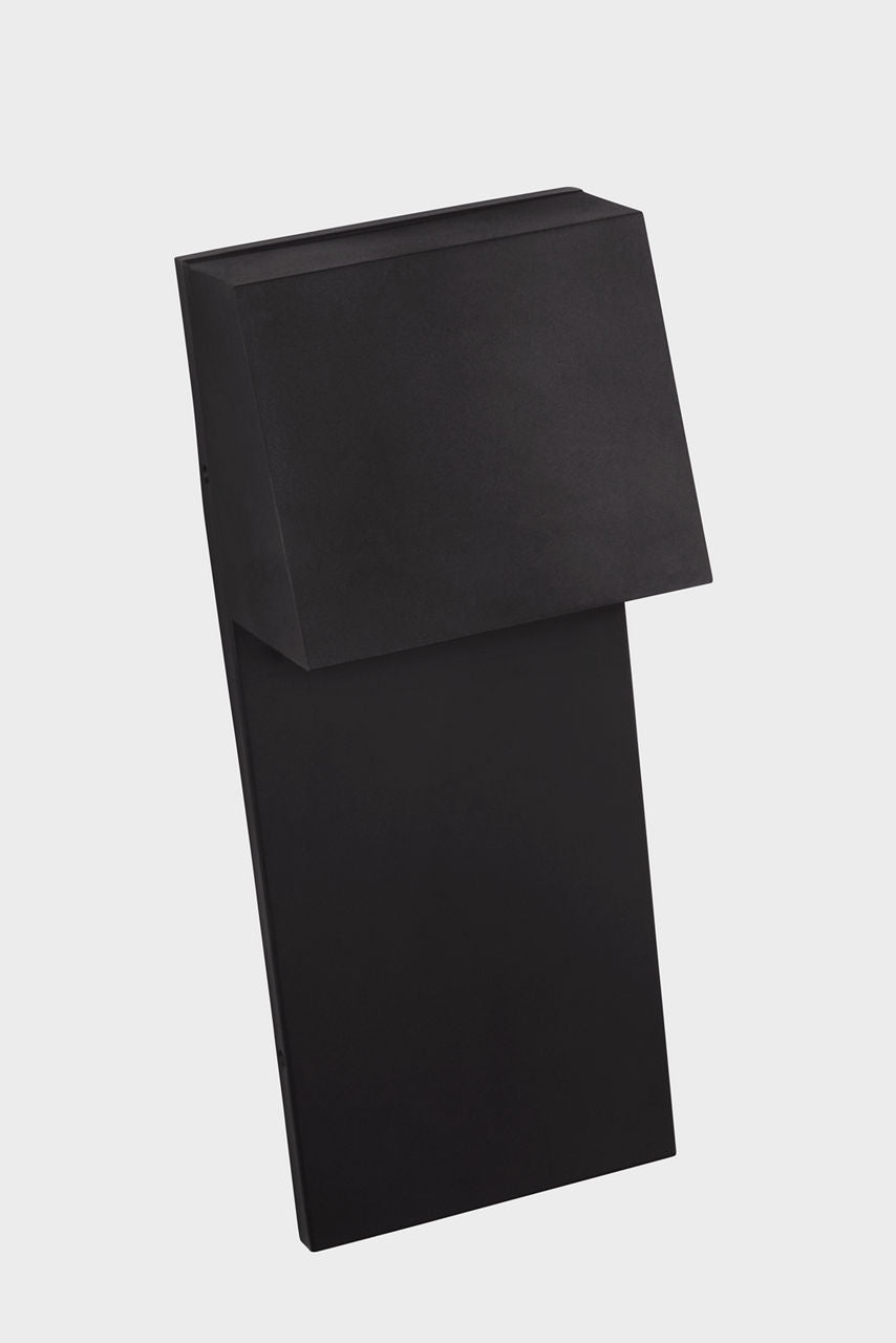 Rocha Large LED Outdoor Wall Lantern Black Bulbs Included