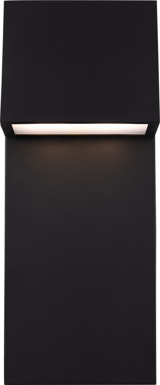 Rocha Extra Large LED Outdoor Wall Lantern Black Bulbs Included