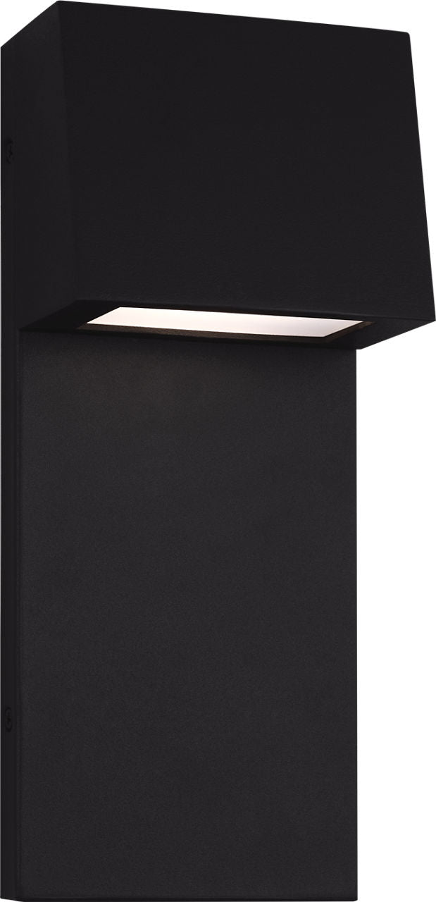 Rocha Small LED Outdoor Wall Lantern Black Bulbs Included