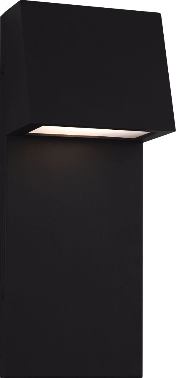 Rocha Medium LED Outdoor Wall Lantern Black Bulbs Included