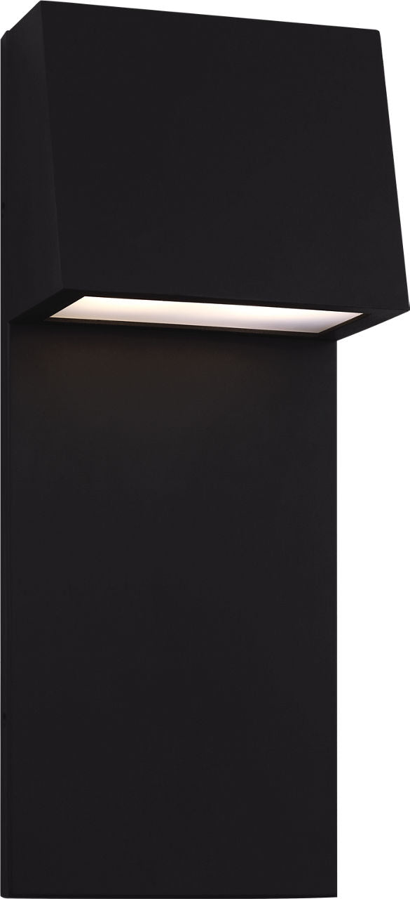 Rocha Large LED Outdoor Wall Lantern Black Bulbs Included