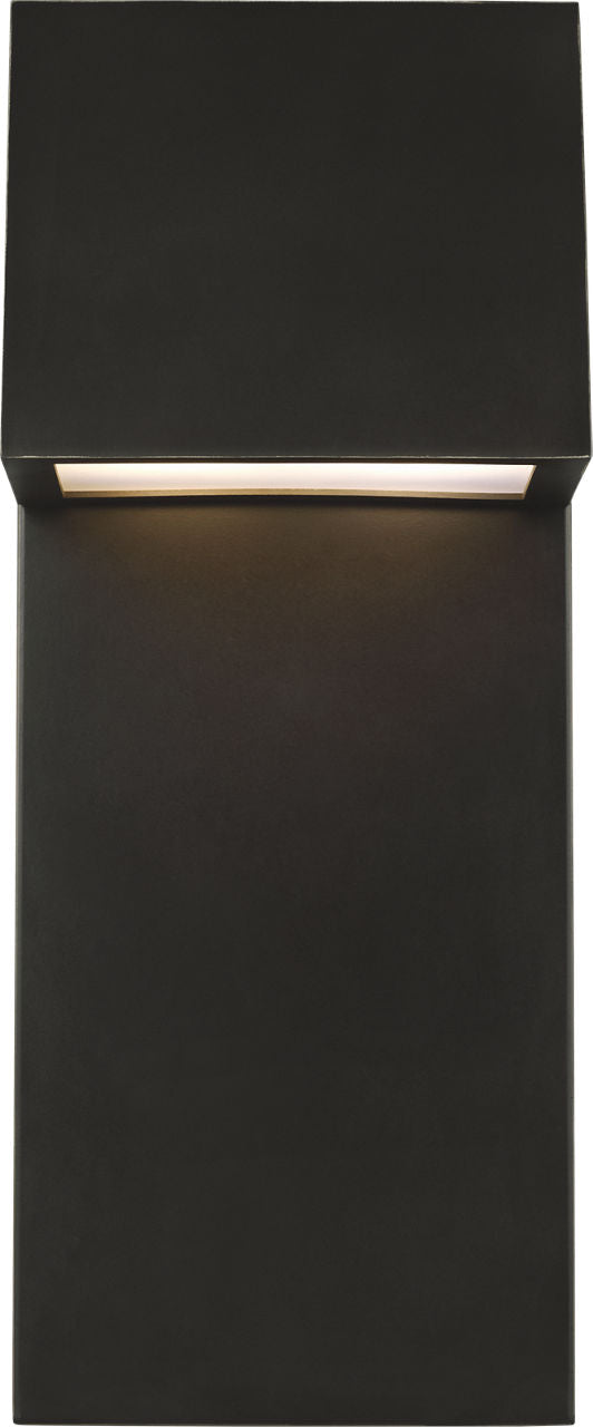 Rocha Large LED Outdoor Wall Lantern Antique Bronze Bulbs Included