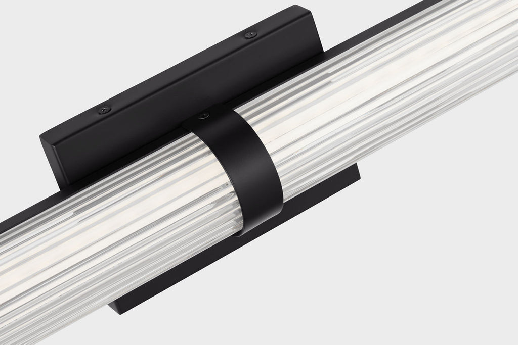 Syden Medium LED Wall / Bath Midnight Black Bulbs Inc