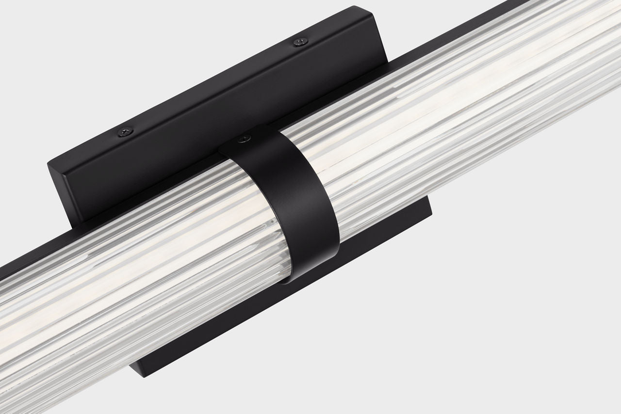 Syden Medium LED Wall / Bath Midnight Black Bulbs Inc