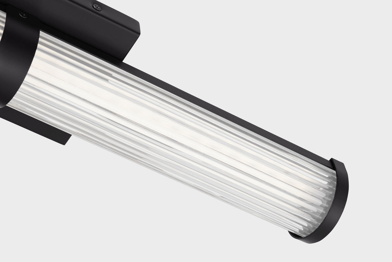 Syden Medium LED Wall / Bath Midnight Black Bulbs Inc