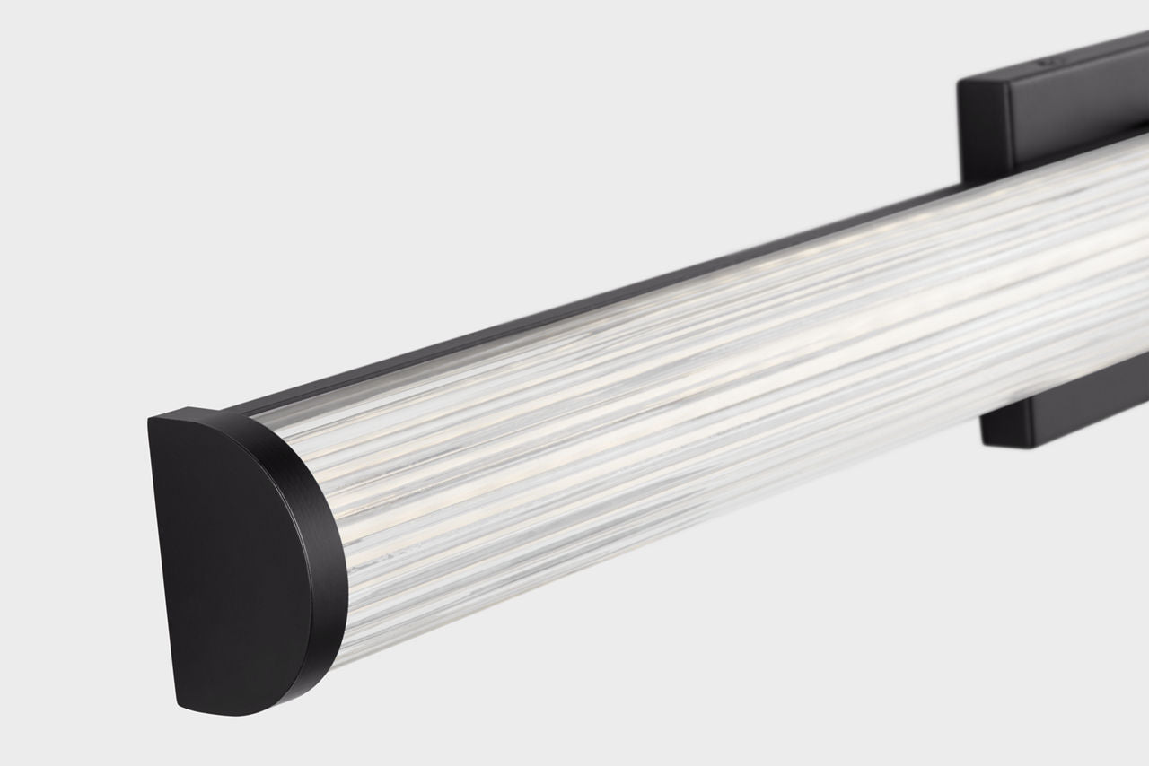 Syden Large LED Wall / Bath Midnight Black Bulbs Inc