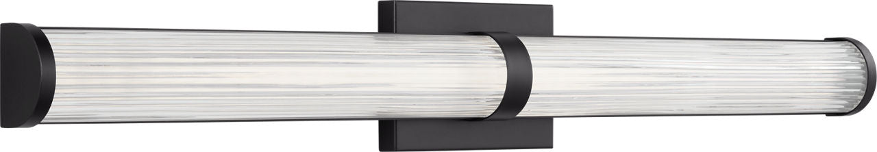Syden Large LED Wall / Bath Midnight Black Bulbs Inc