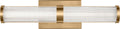 Syden Small LED Wall / Bath Satin Brass Bulbs Included