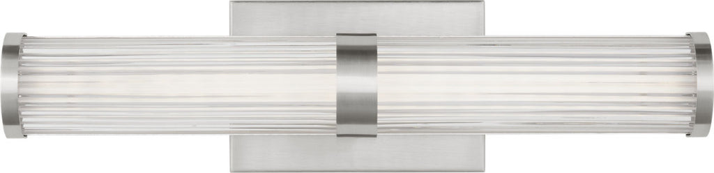 Syden Small LED Wall / Bath Brushed Nickel Bulbs Inc