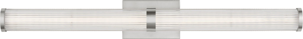 Syden Large LED Wall / Bath Brushed Nickel Bulbs Inc
