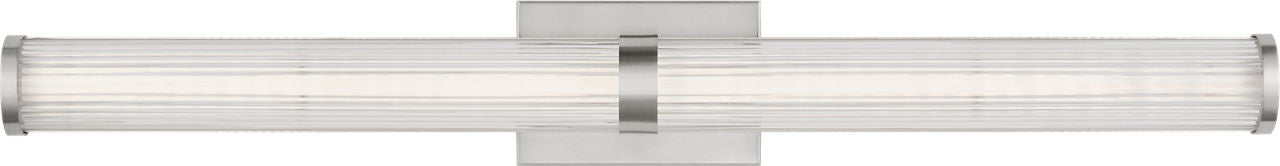 Syden Large LED Wall / Bath Brushed Nickel Bulbs Inc