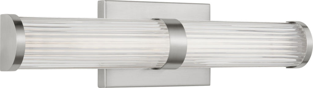 Syden Small LED Wall / Bath Brushed Nickel Bulbs Inc