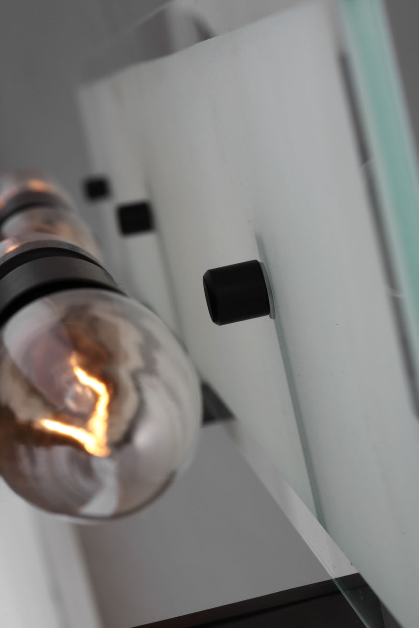 Syll Six Light Wall / Bath Sconce | Midnight Black Bulbs Included