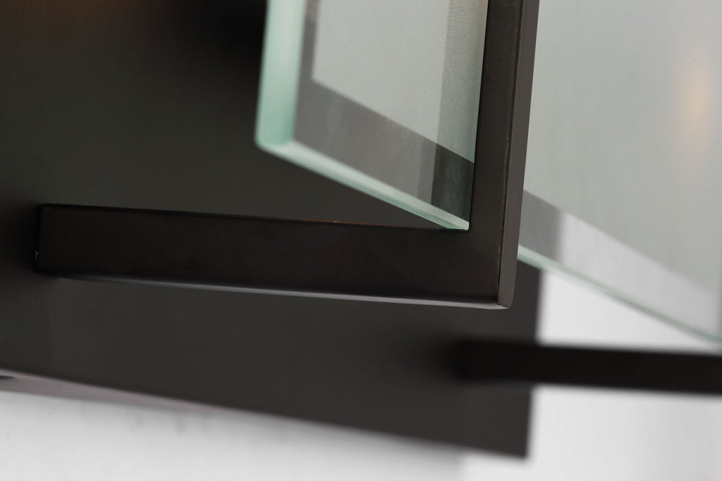 Syll Two Light Wall / Bath Sconce | Midnight Black