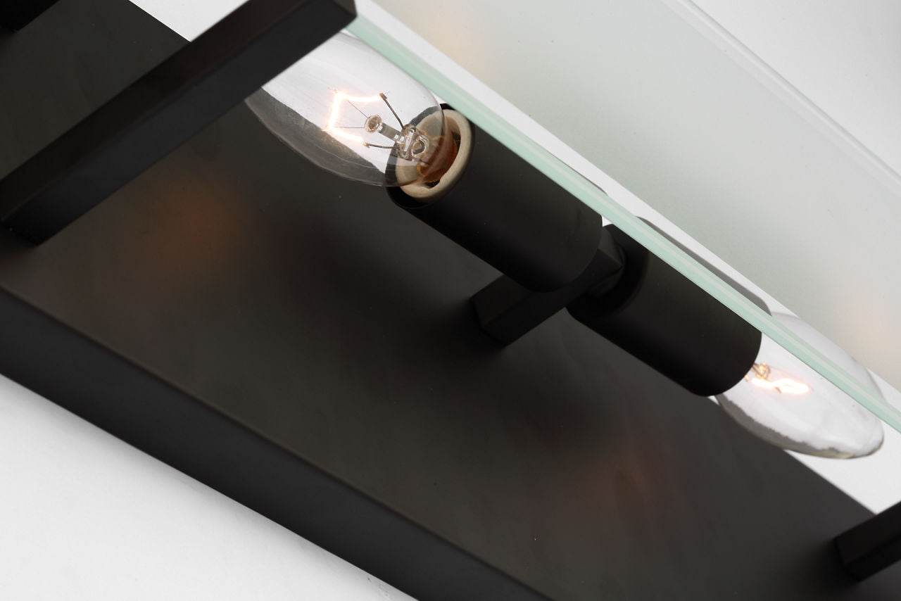 Syll Four Light Wall / Bath Sconce | Midnight Black