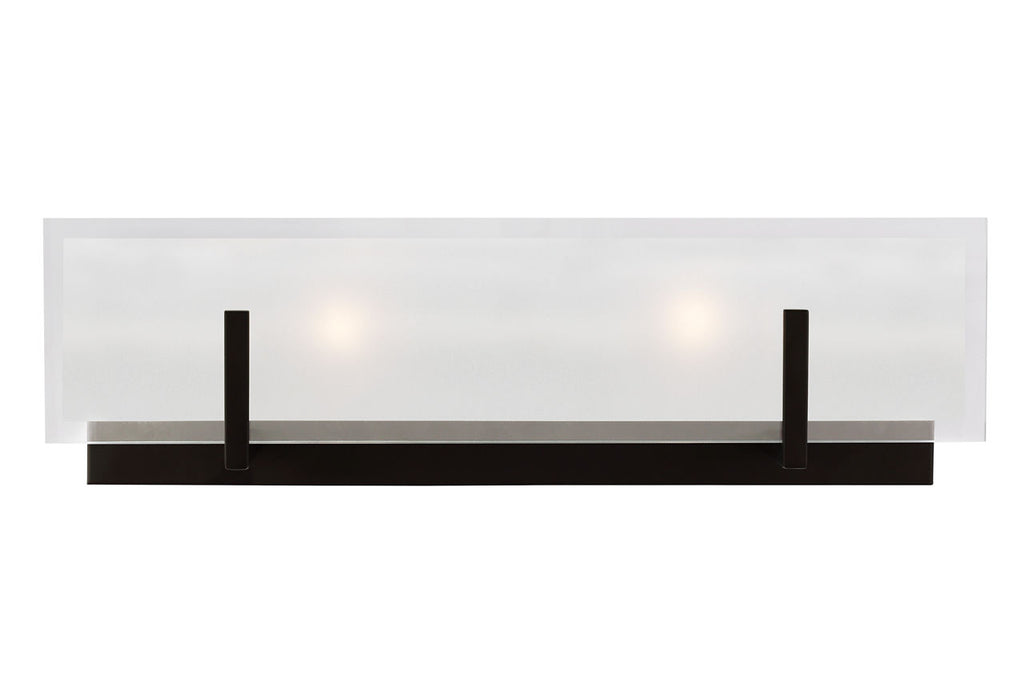 Syll Two Light Wall / Bath Sconce | Midnight Black
