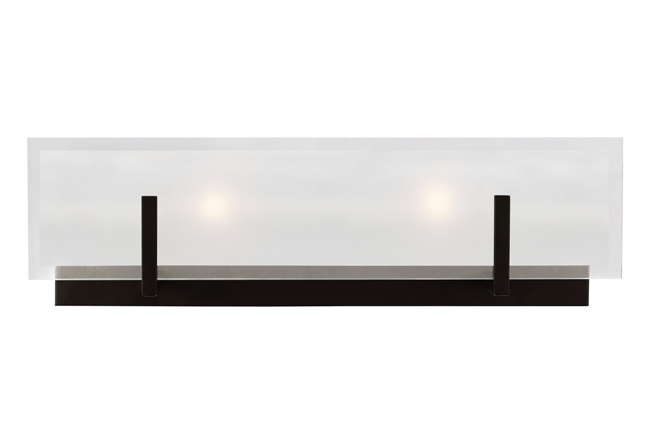 Syll Two Light Wall / Bath Sconce | Midnight Black