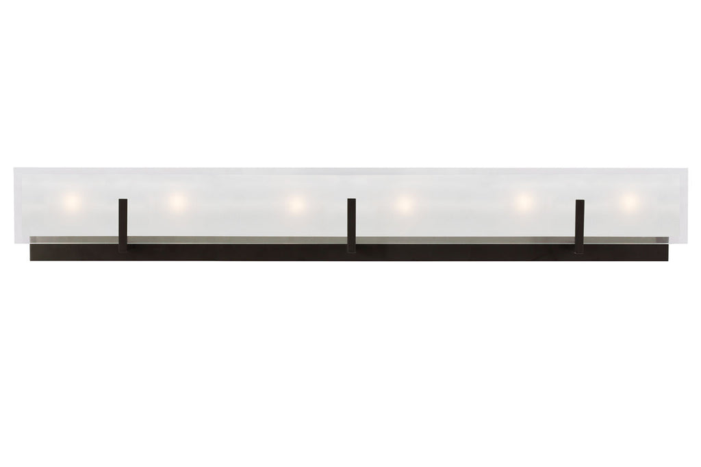 Syll Six Light Wall / Bath Sconce | Midnight Black