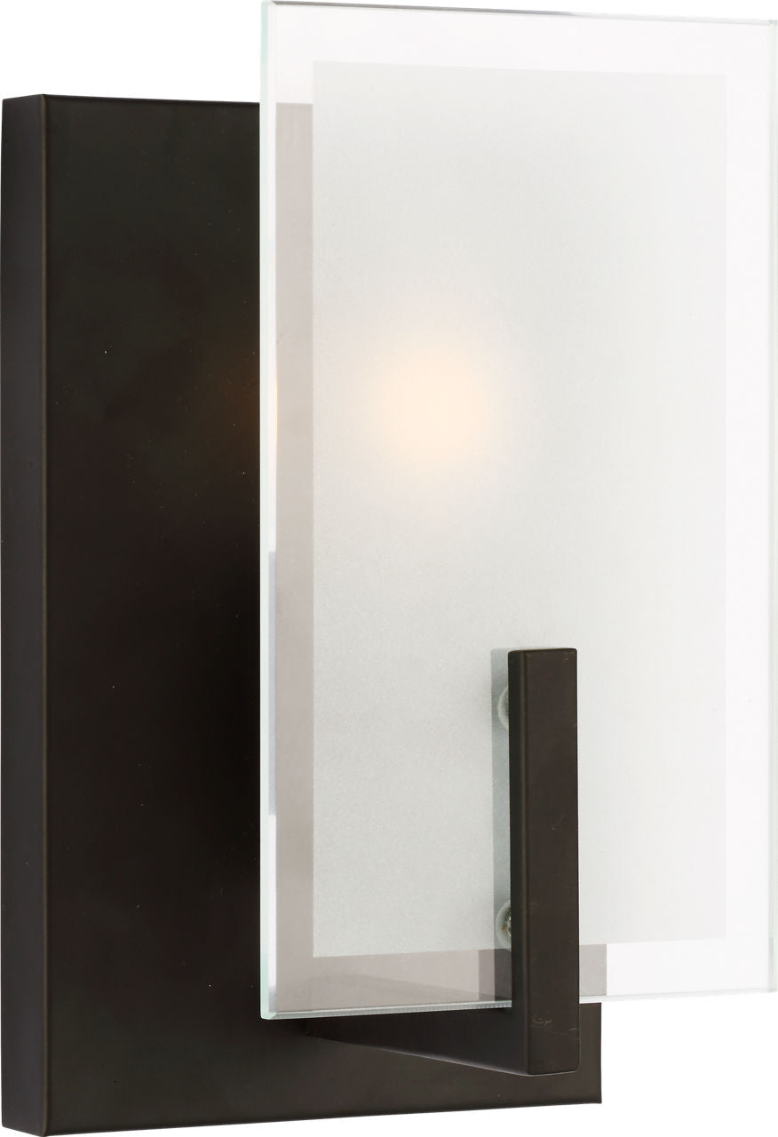 Syll One Light Wall / Bath Sconce | Sconce Midnight Black