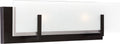 Syll Two Light Wall / Bath Sconce | Midnight Black Bulbs Included