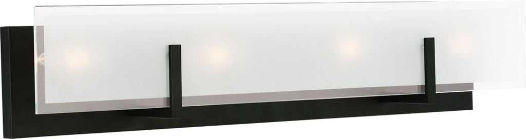 Syll Four Light Wall / Bath Sconce | Midnight Black