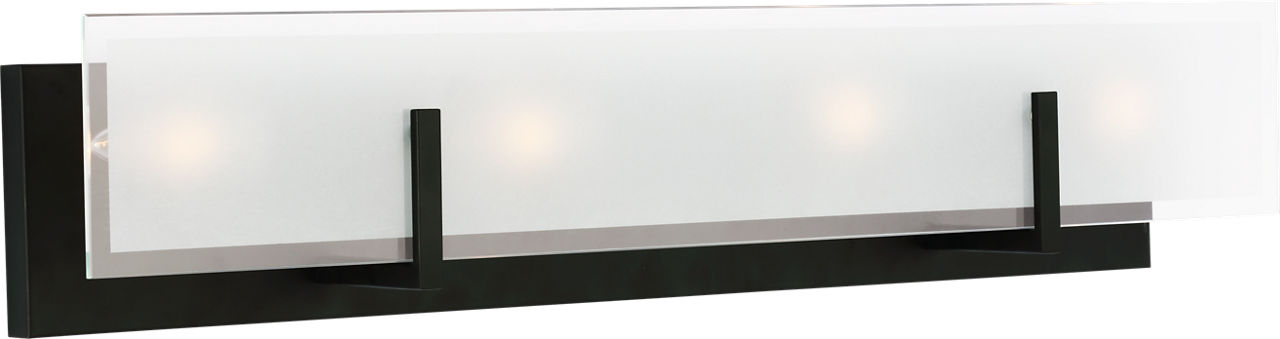 Syll Four Light Wall / Bath Sconce | Midnight Black