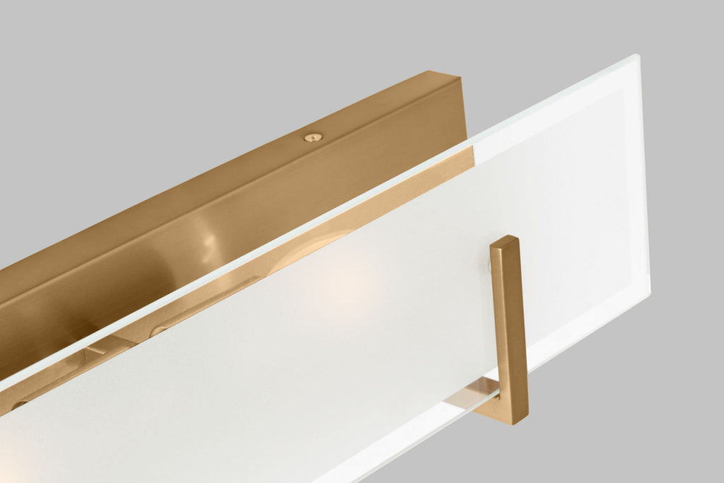Syll Two Light Wall / Bath Sconce | Satin Brass