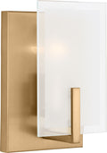 Syll One Light Wall / Bath Sconce | Sconce Satin Brass