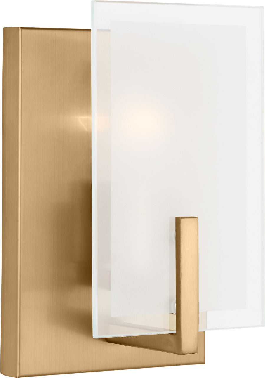 Syll One Light Wall / Bath Sconce | Sconce Satin Brass