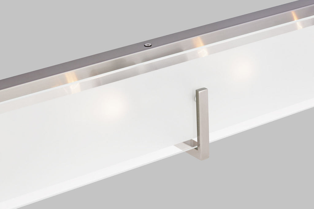 Syll Six Light Wall / Bath Sconce | Brushed Nickel