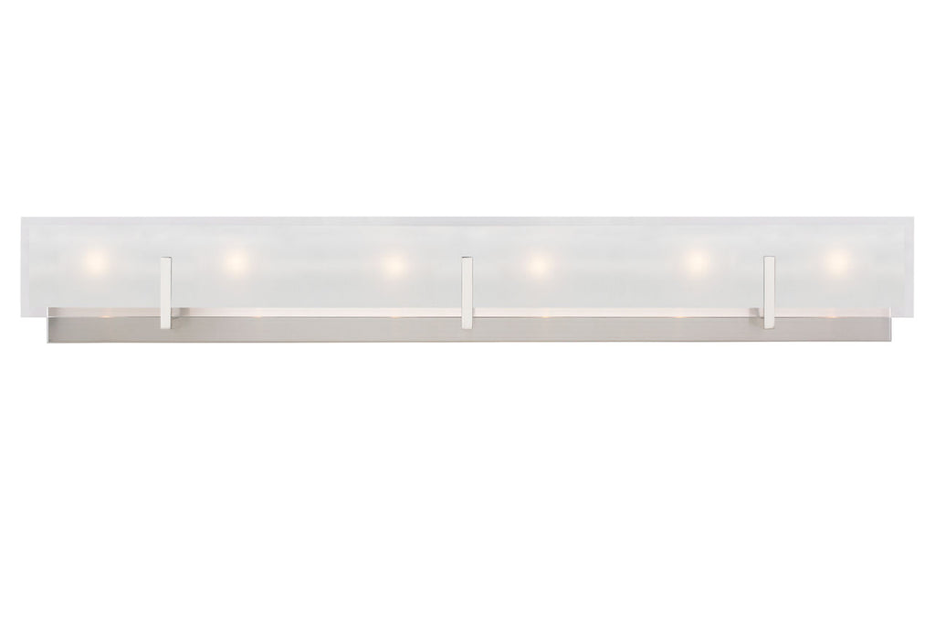 Syll Six Light Wall / Bath Sconce | Brushed Nickel