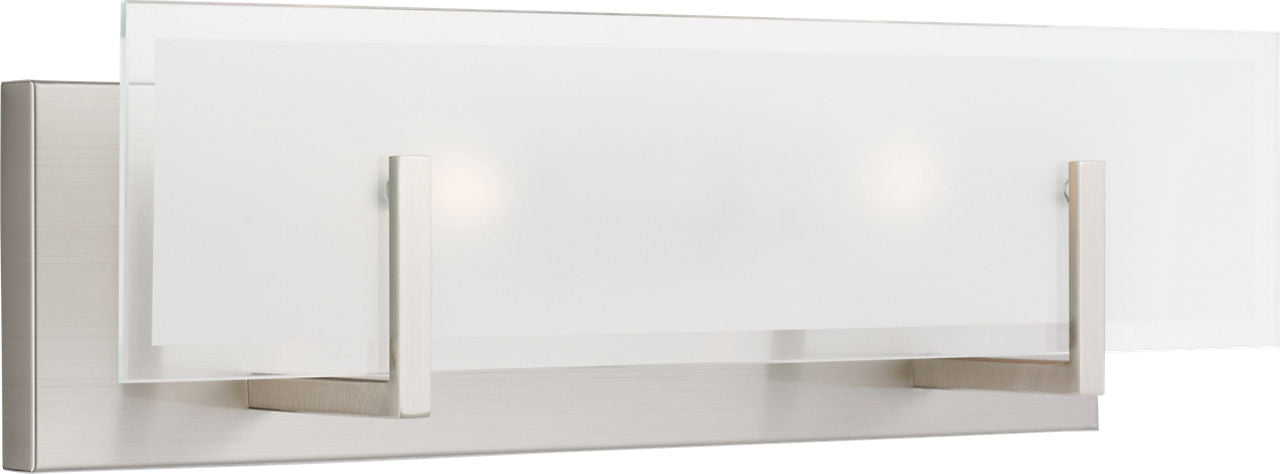 Syll Two Light Wall / Bath Sconce | Brushed Nickel