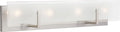 Syll Four Light Wall / Bath Sconce | Brushed Nickel Bulbs Included
