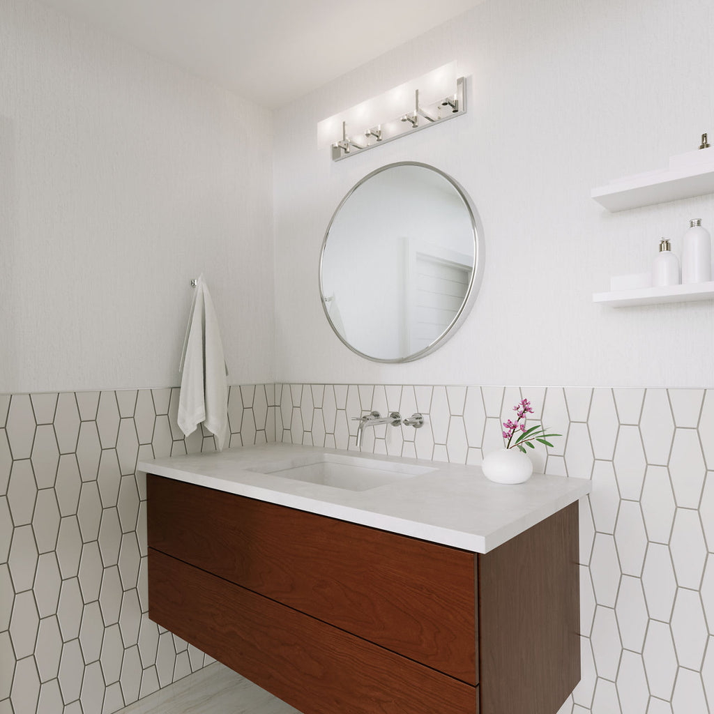 Syll Four Light Wall / Bath Sconce | Chrome
