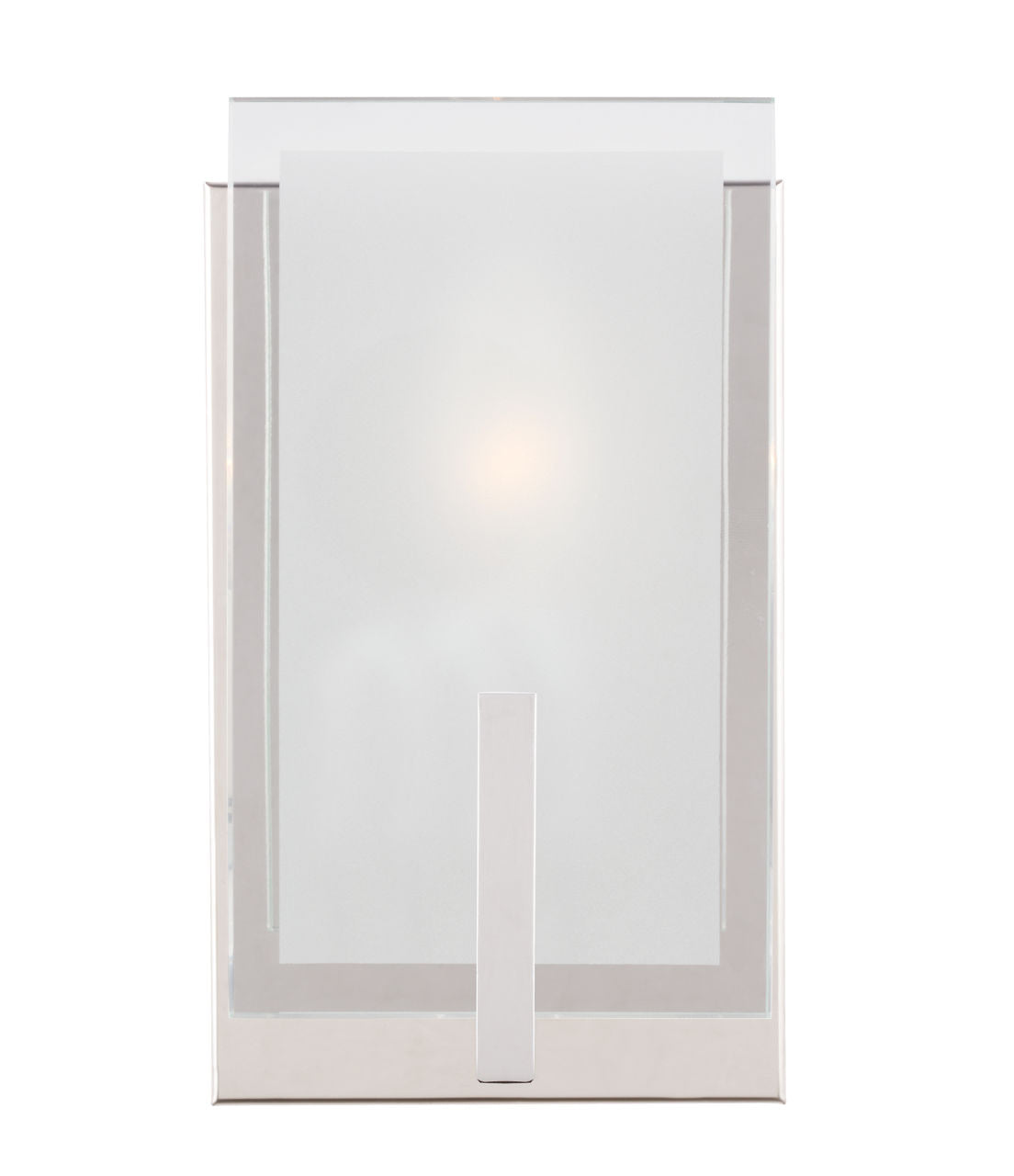 Syll One Light Wall / Bath Sconce | Sconce Chrome Bulbs Included