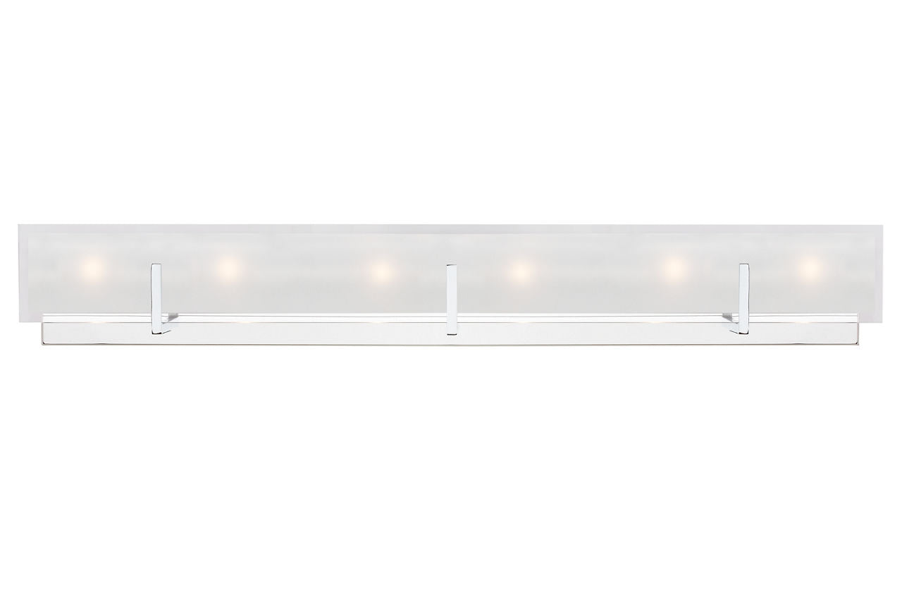 Syll Six Light Wall / Bath Sconce | Chrome