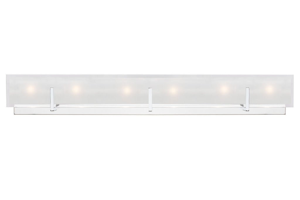 Syll Six Light Wall / Bath Sconce | Chrome Bulbs Included
