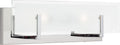 Syll Two Light Wall / Bath Sconce | Chrome Bulbs Included