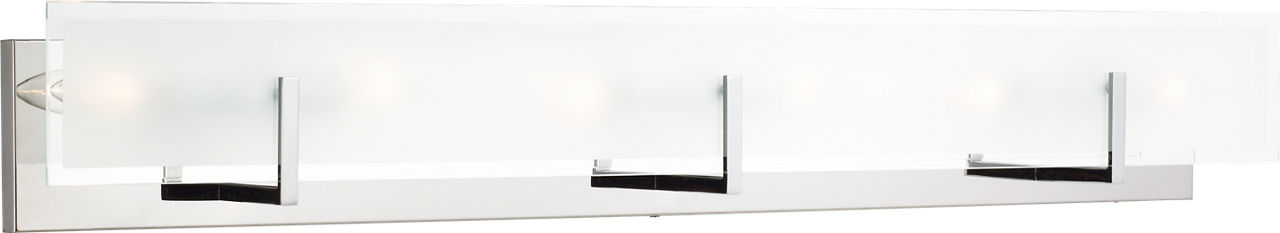 Syll Six Light Wall / Bath Sconce | Chrome Bulbs Included