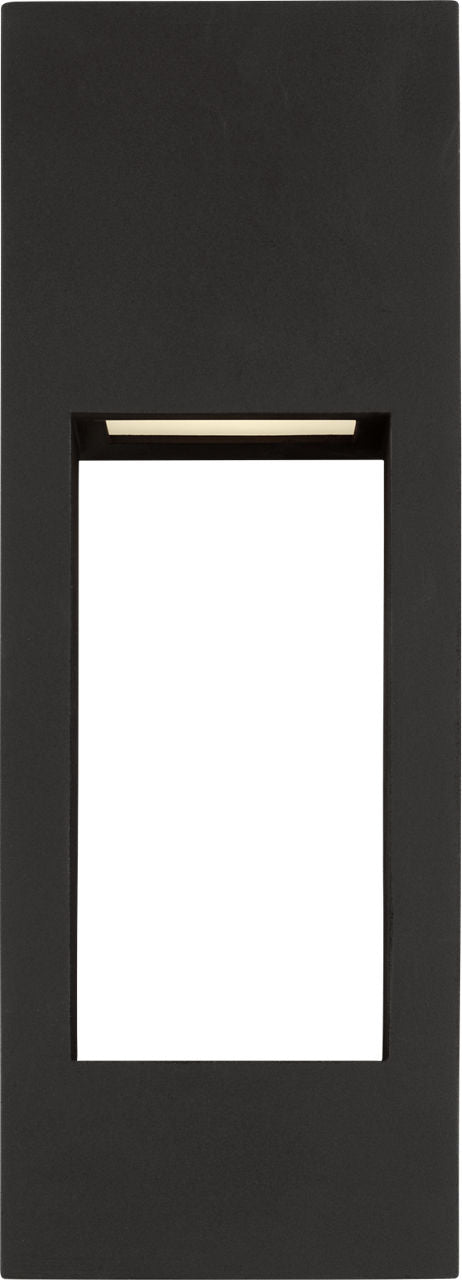 Testa Medium LED Outdoor Wall Lantern Black Bulbs Inc