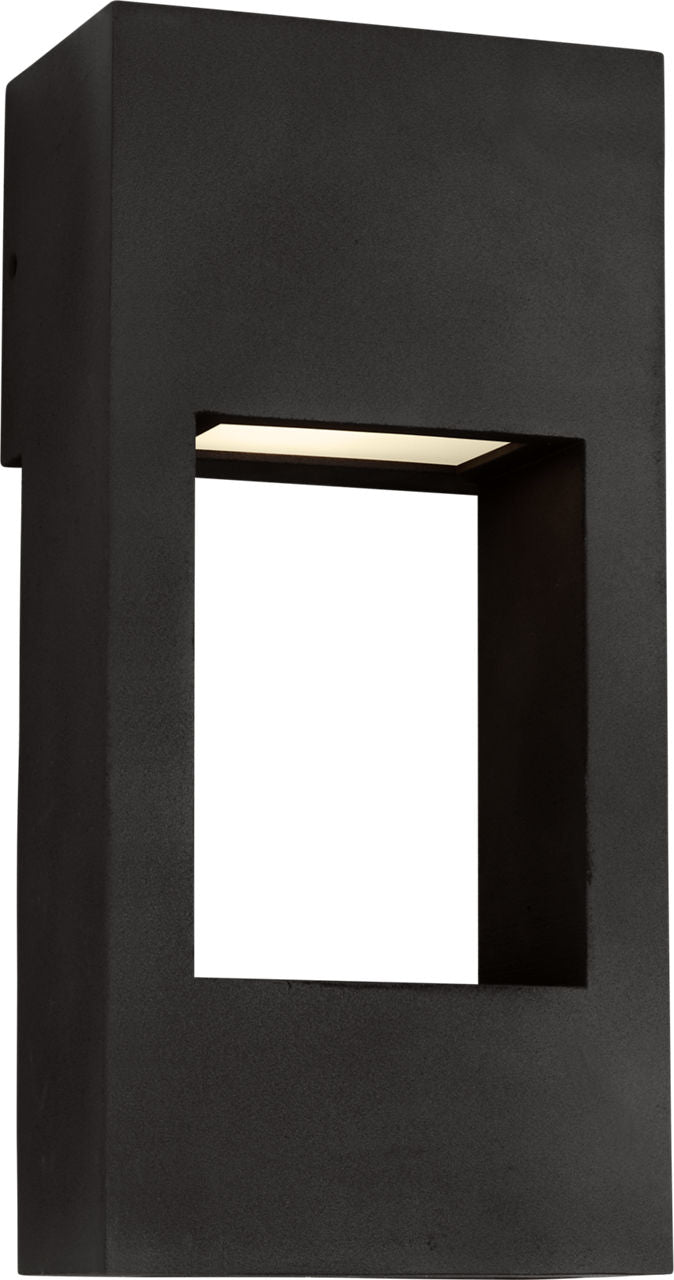 Testa Small LED Outdoor Wall Lantern Black Bulbs Inc