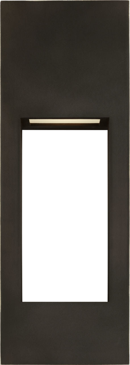 Testa Medium LED Outdoor Wall Lantern Antique Bronze Bulbs Inc