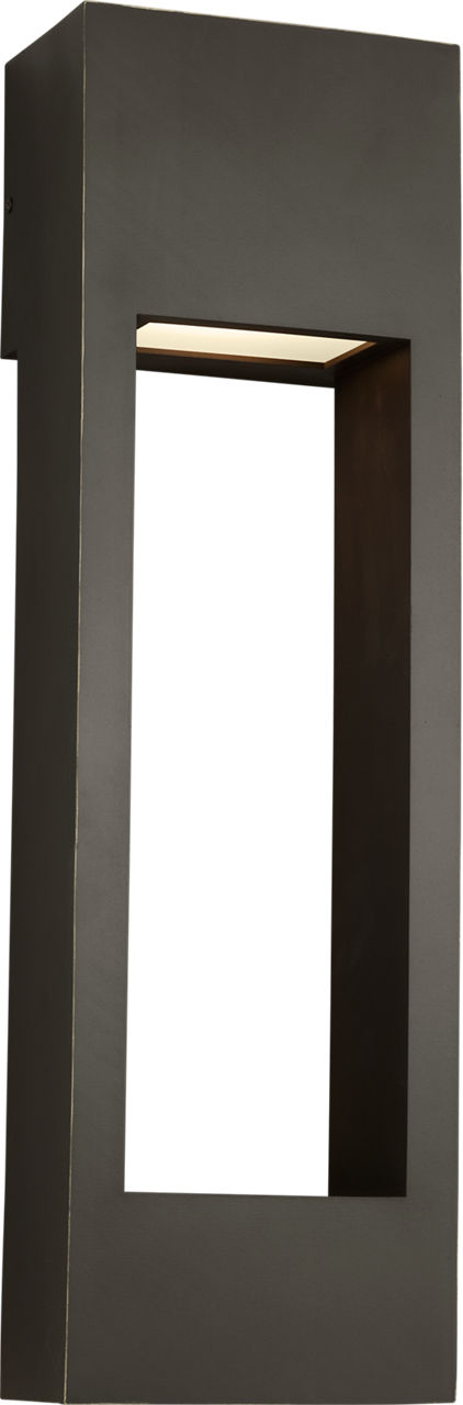 Testa Extra Large LED Outdoor Wall Lantern Antique Bronze Bulbs Inc